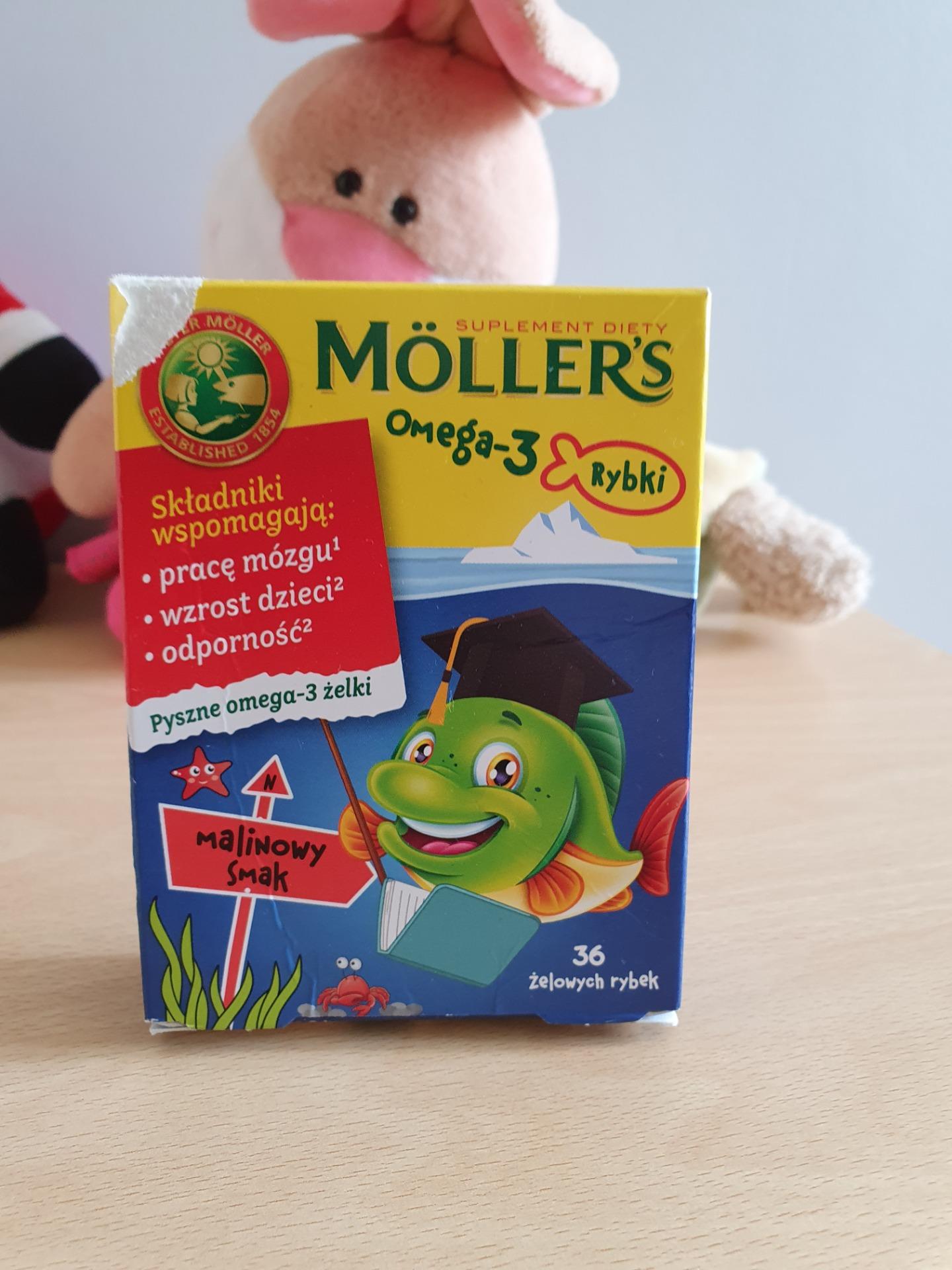 Mollers Omega3 Rybki malinowe 36 szt. Opinie i ceny na Ceneo.pl