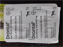 Vetoquinol Drontal Dog Flavour 10Kg 2 tabl.