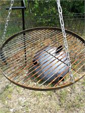 Cookking Zestaw Grill Stal Nierdzewna + Palenisko Haiti - 3 Rozmiary