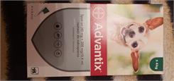 Bayer Krople do nakrapiania ADVANTIX dla psów o masie do 4KG 4 pipety X 0.4 ML