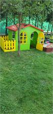 Mochtoys Duży Domek Ogrodowy Z Płotkiem (10498)