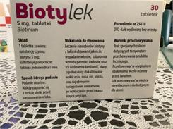 Hasco-Lek Biotylek 5 mg 30 tabl