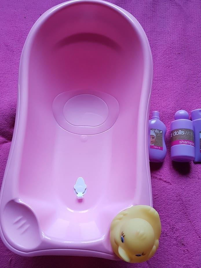 dolls world bath set