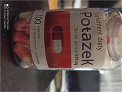 Potazek chlorek potasu 100 kapsułek