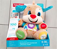 Fisher-Price Ucz się i śmiej! Szczeniaczek Uczniaczek Poziomy nauki FPM71