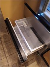 Lodówka Gorenje NRM8181UX Side by Side 181,7 cm Szara