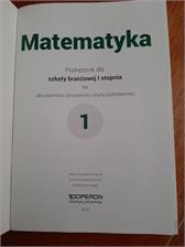 Matematyka 1. Podręcznik. Szkoła branżowa I stopnia