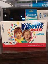 Vibovit Junior smak truskawkowy 30 saszetek