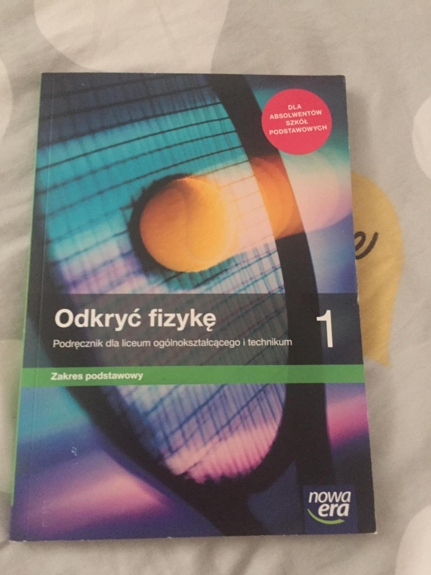 Odkryć Fizykę Podręcznik Ze Zbiorem Zadań Zakres Podstawowy Klasa 1 Podręcznik szkolny Fizyka LO 1 Odkryć fizykę 2019 NE - Ceny i opinie