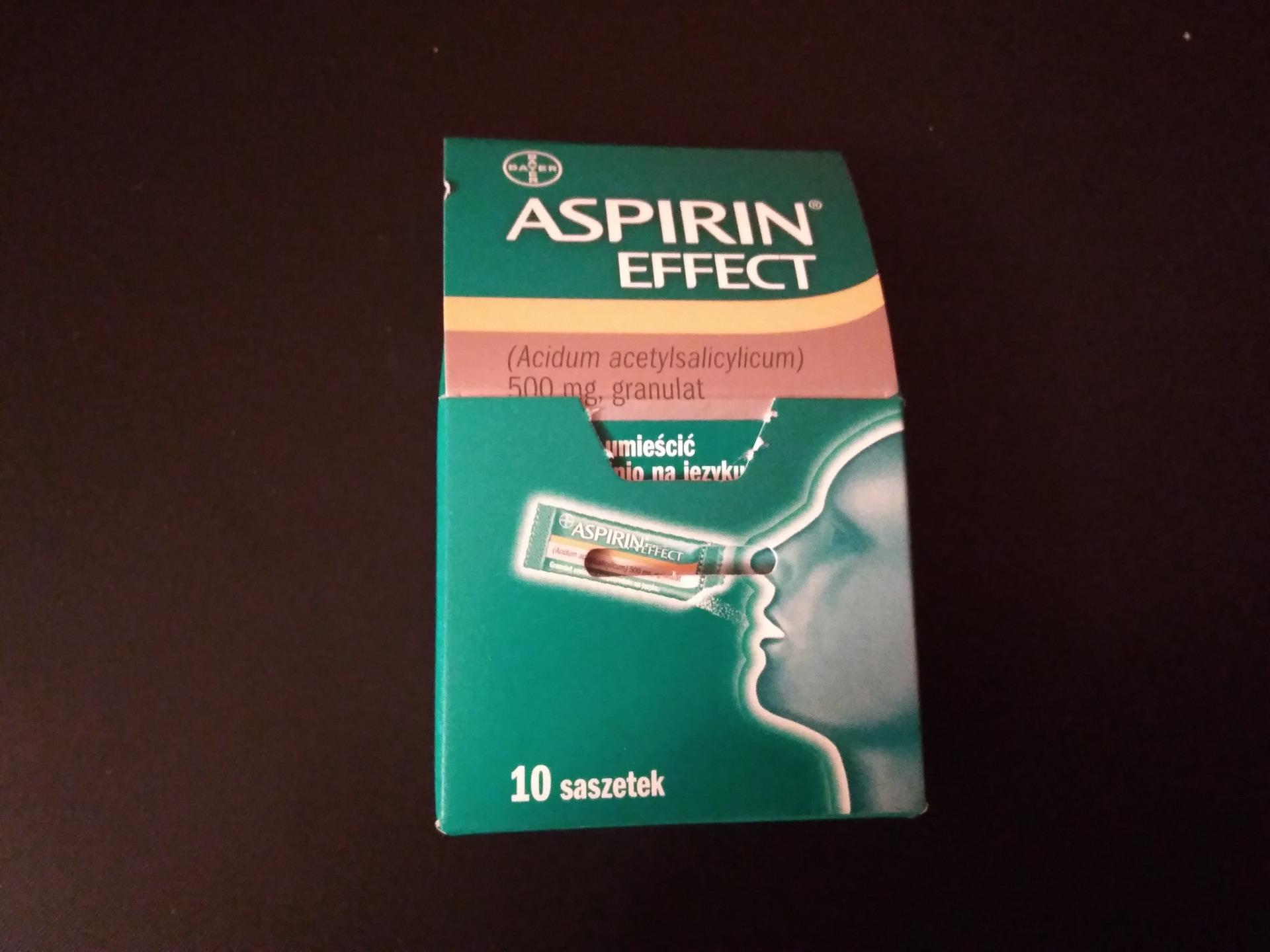 Leki przeciwbólowe ASPIRIN EFFECT 10 SASZETEK Opinie i ceny na Ceneo.pl