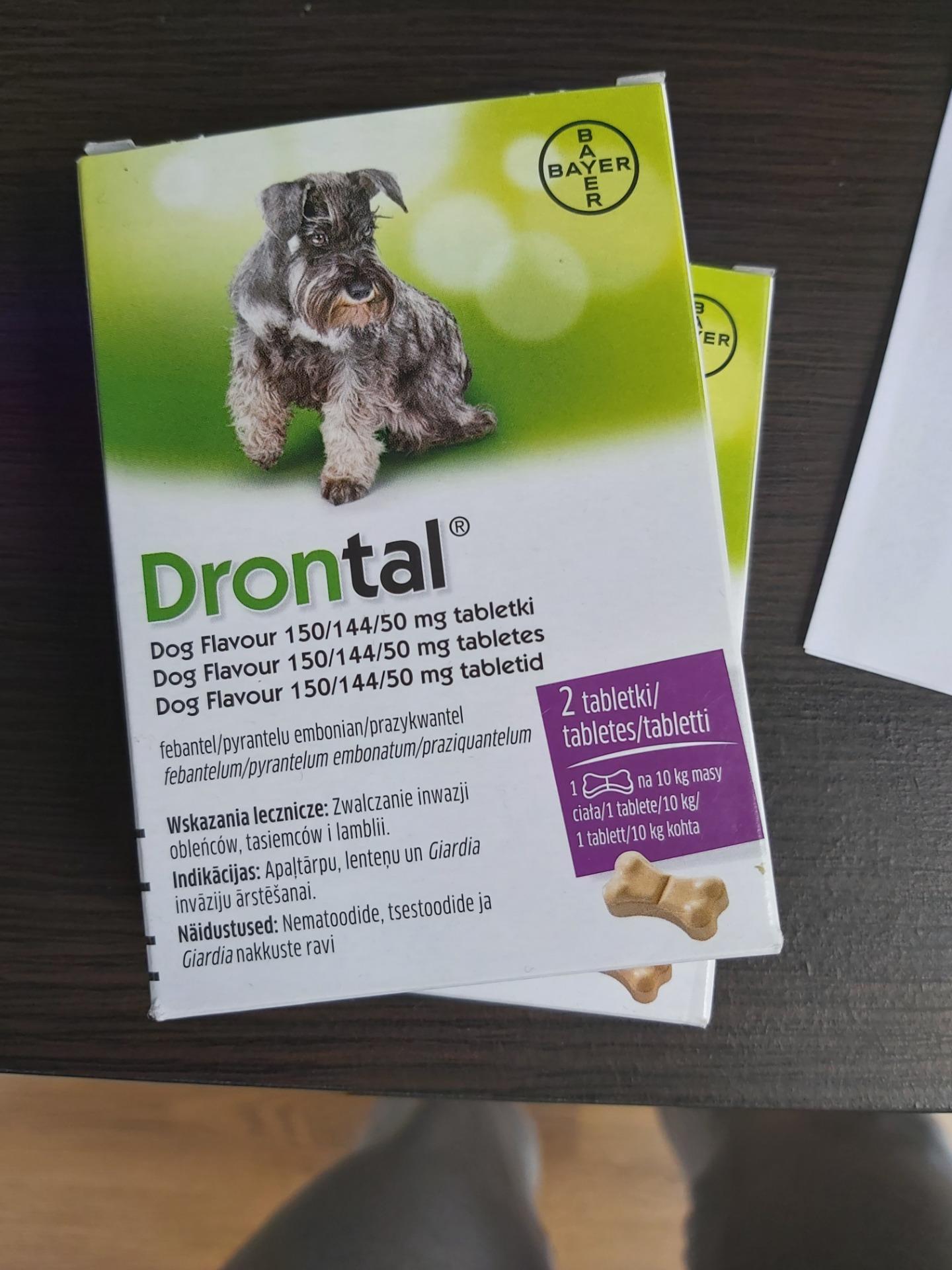 Drontal Dog Flavour 10Kg 2Tabl Ceny i opinie Ceneo.pl
