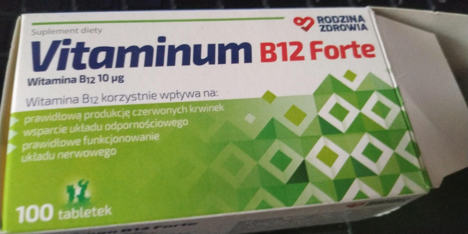 Rodzina Zdrowia Vitaminum B12 Forte X 100 Tabl - Opinie I Ceny Na Ceneo.pl