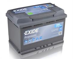 Exide Ea770 77Ah/760A Premium P+