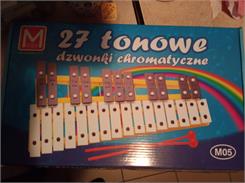 Marek Dzwonki Chromatyczne Cymbałki 27-Tonowe M05