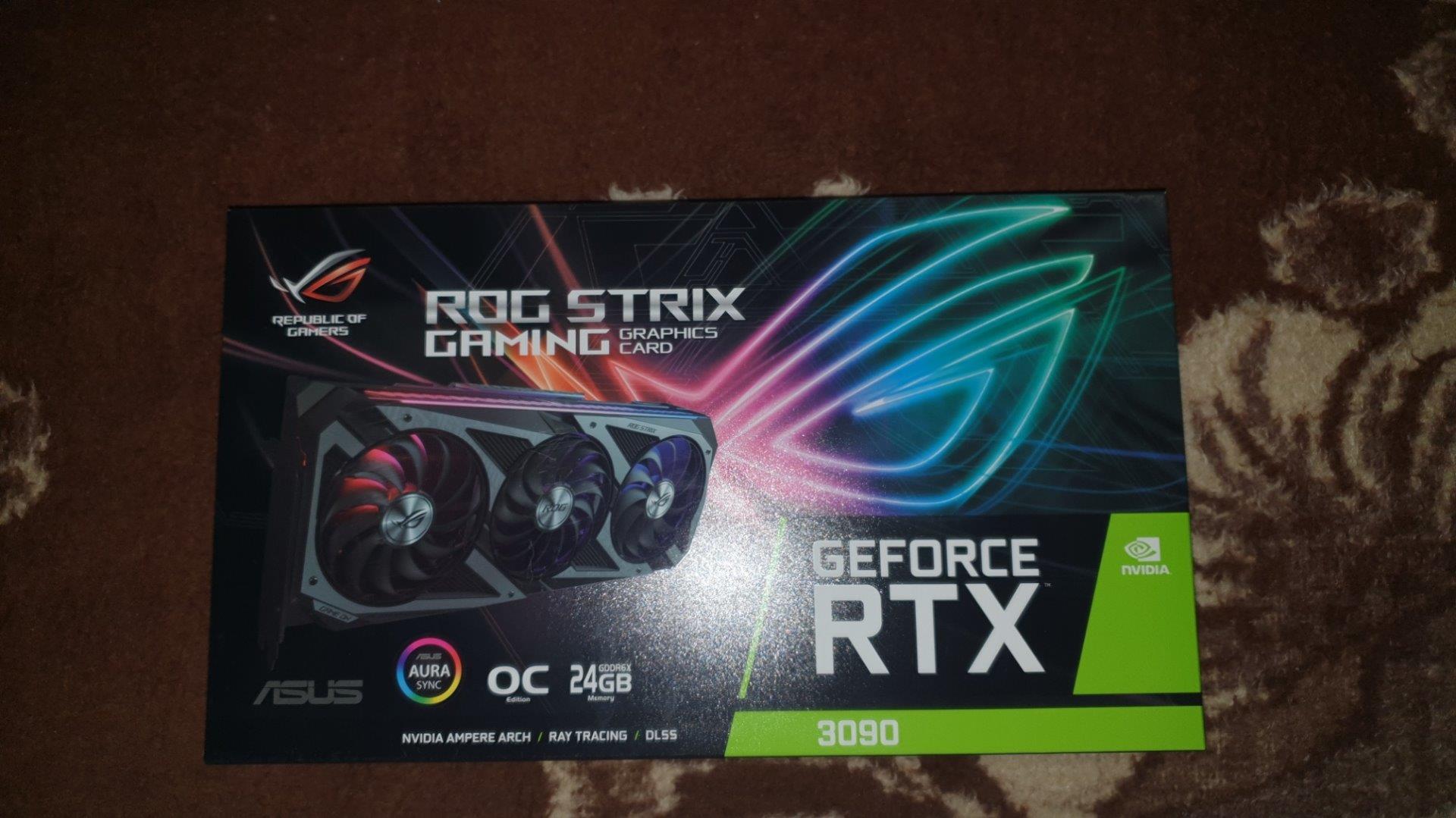 Asus ROG Strix OC GeForce RTX 3090 24GB (ROG-STRIX-RTX3090-O24G