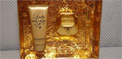 Paco Rabanne Lady Million Zestaw Woda Perfumowana 80 Ml + Woda Perfumowana 10 Ml +Balsam Do Ciała 100 Ml 