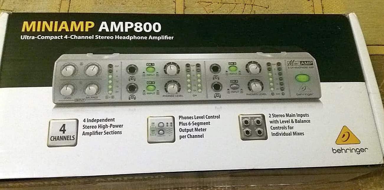 behringer miniamp amp800 review