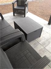 Allibert Corfu Set Quatro - Antracyt / Szary