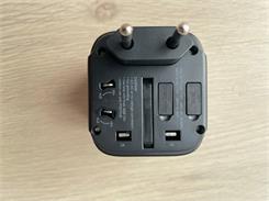 Aukey PA-TA01 2xUSB+1xUSB-C Czarny (PATA01BLACK)