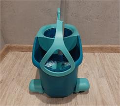 Leifheit Clean Twist Ergo Okrągły Mop Obrotowy Z Wiadrem  Na Kółkach (52102)