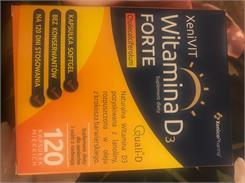 XeniVIT naturalna Witamina D3 4000 forte 120 kaps.