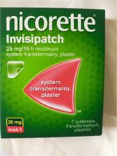 Nicorette Invisipatch Plastry transdermalne 25mg /16h 7 sztuk