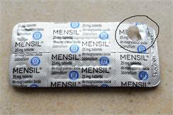Mensil 25mg 4 tabl.