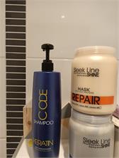 Stapiz Sleek Line Maska z Jedwabiem Blond Perłowo Fioletowa 1000ml