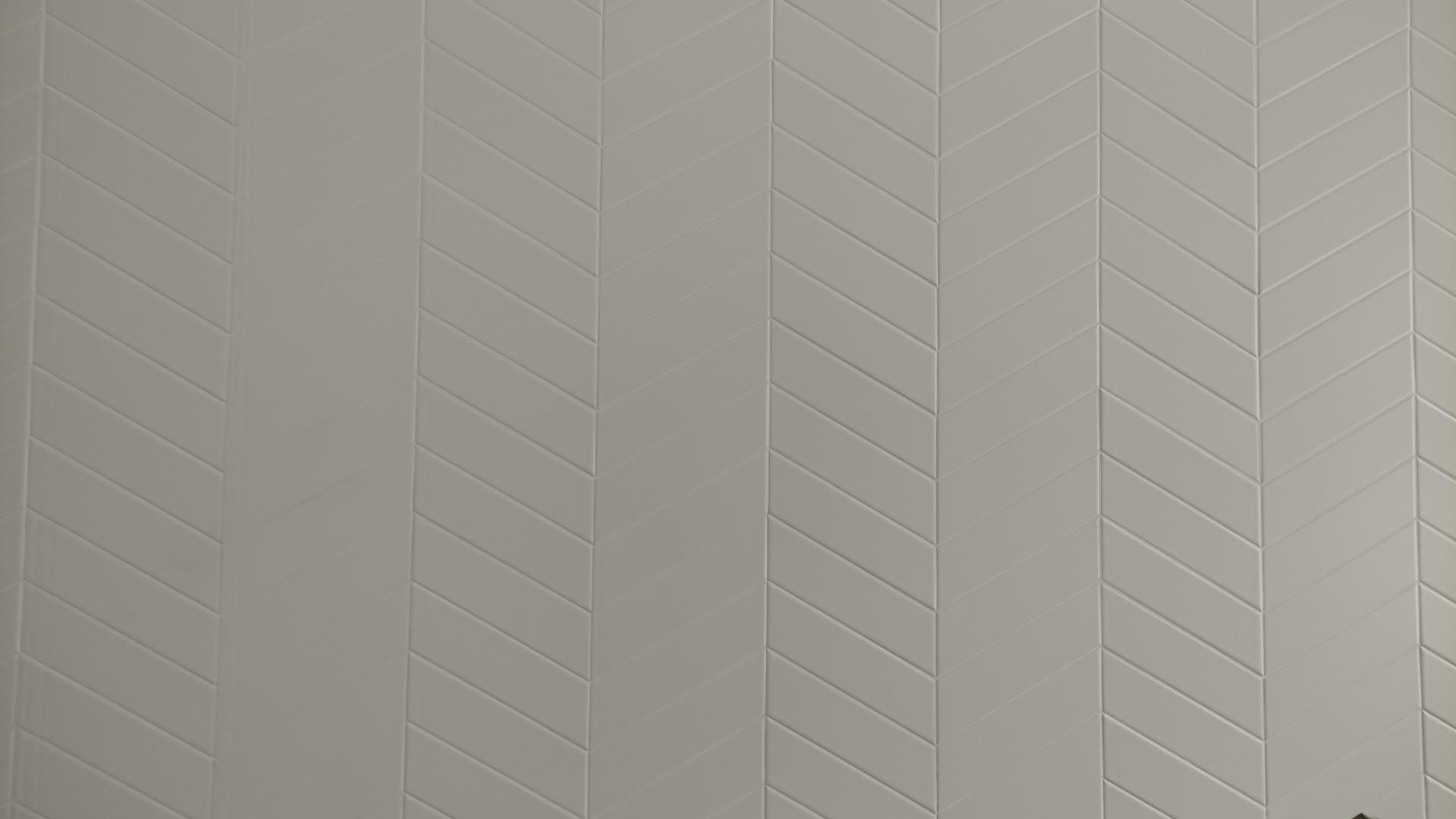 Płytki Equipe Chevron Wall White Matt