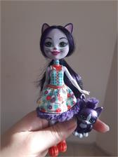 Mattel ENCHANTIMALS LALKA ZE ZWIERZĄTKIEM KOT DVH87 GJX40