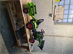 Falk Traktor Claas Z Przyczepą I Łyżką Na Pedały 2040Am