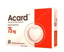 Acard 75 mg 60tabl.