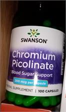 Swanson Chromium Picolinate 100 kapsułek 