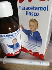 PARACETAMOL Płyn na ból gardła i gorączkę o smaku truskawkowym 150g