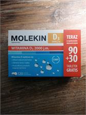 Molekin D3 2000 j.m. 120 tabletek powlekanych