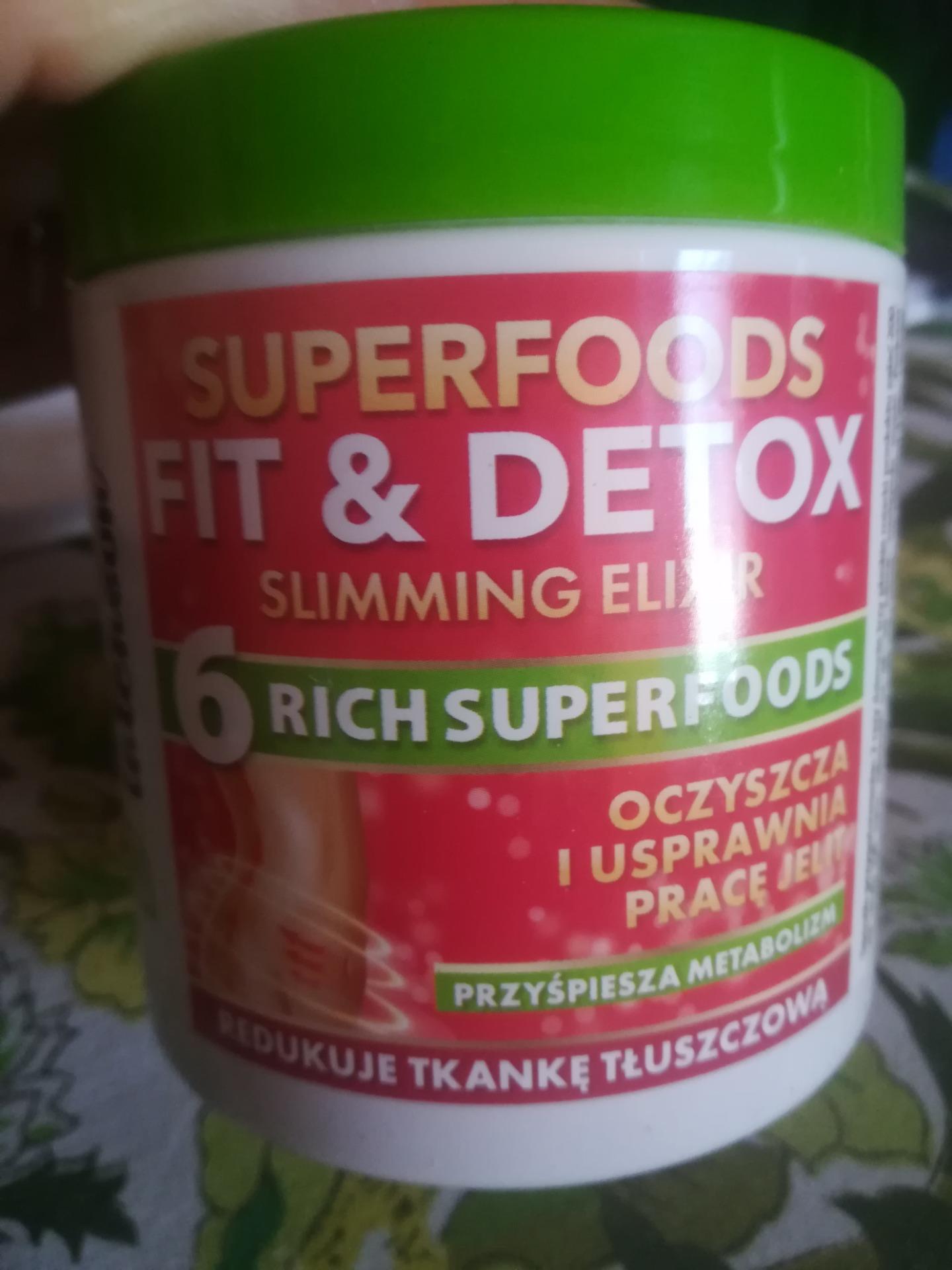 Intenson Superfoods Fit & Detox Slimming Elixir Proszek 135 G Opinie