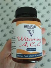 HUMAVIT Witaminy A,C,E 200 tabl.