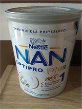 NESTLE NAN OPTIPRO Plus 1 HM-O Mleko Początkowe dla niemowląt od urodzenia 800g