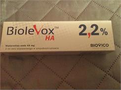 Biolevox HA 2,2% 2 ml żel dostawowy, 1 ampułkostrzykawka