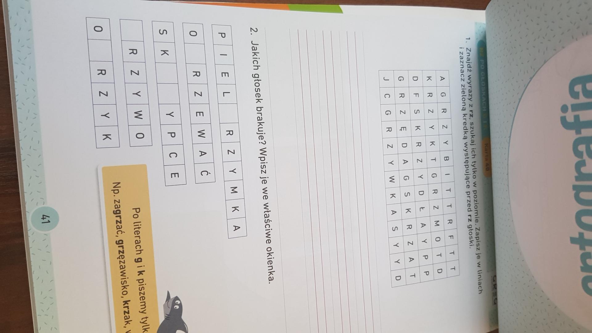 Ortografia. Karty pracy w szkole i w domu dla klas 2-3 szkoły