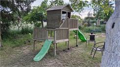 4iQ Drewniany Domek Dla Dzieci Hubert