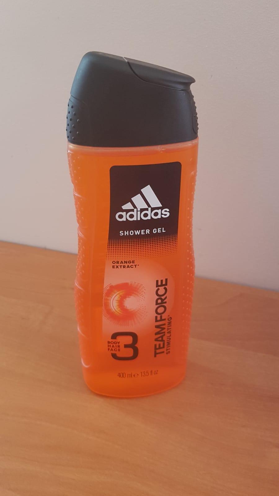 adidas team force shower gel