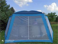 Vidaxl Namiot Do Basenów Tkanina 660X580X250 Niebieski 