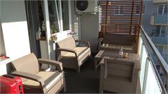 Allibert Zestaw ogrodowy CORFU SET Cappuccino