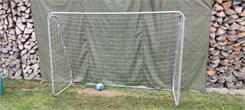 Sport-Tech Bramka Piłkarska 240X170Cm Z Zieloną Matą Do Treningu Celności