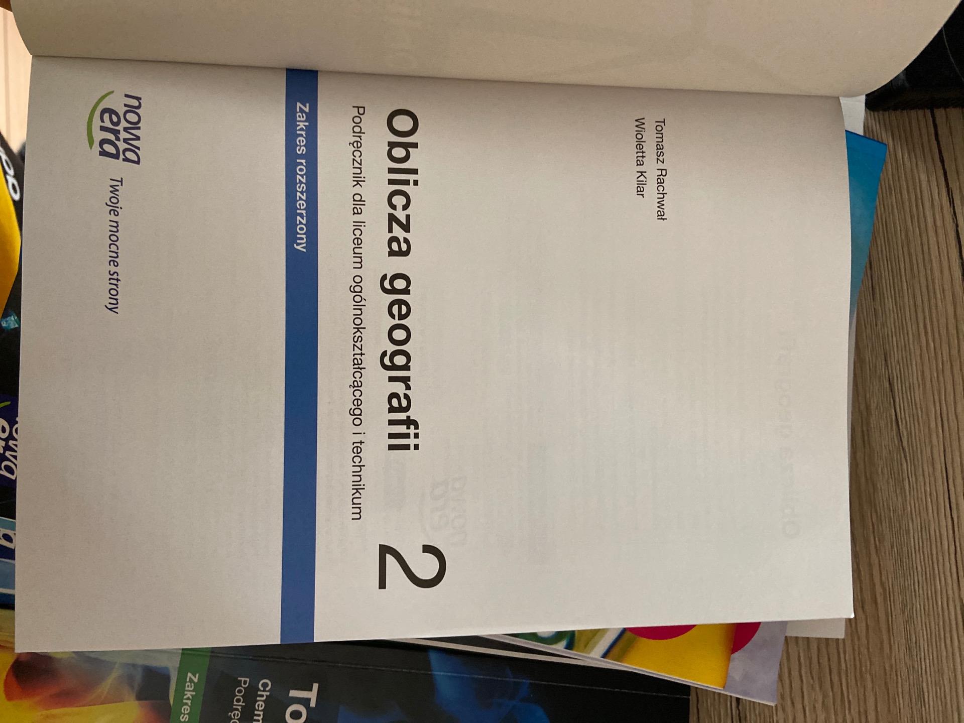 Oblicza geografii 2. Podręcznik dla liceum ogólnokształcącego i