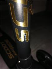 Scootandride Highwaykick 3 Led Black&Gold