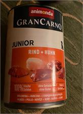 Animonda Grancarno Junior Wołowina Kurczak 12X400G