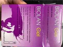 Biolan Gel 0,3%, krople do oczu, 10 minimsów