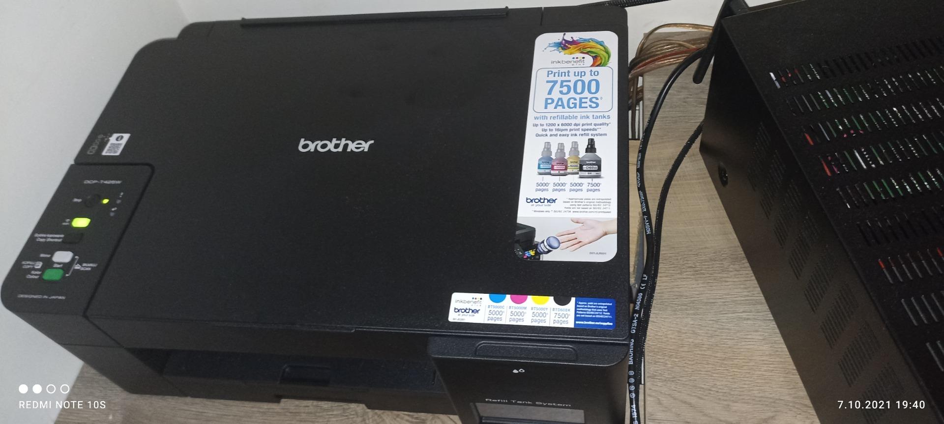 Струйное мфу brother dcp t425w inkbenefit plus обзор